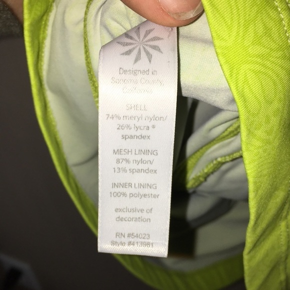 ATHLETA green tank top athletic wear size XS​​​​ - Picture 9 of 9